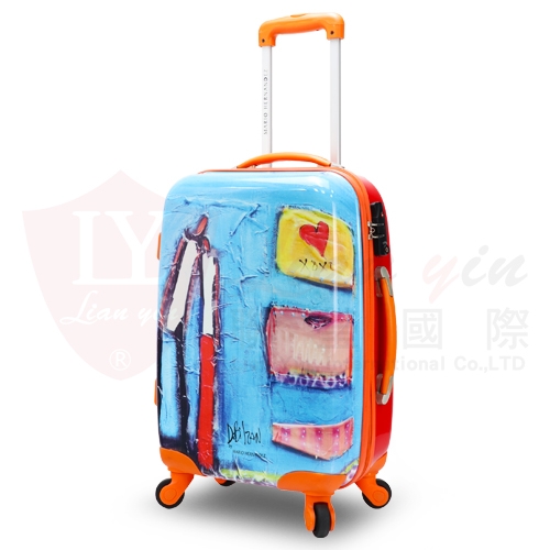 情侶印花行李箱 OEM ODM 禮贈品客製