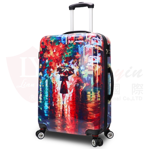 雨中即景 印花行李箱 OEM ODM 禮贈品客製
