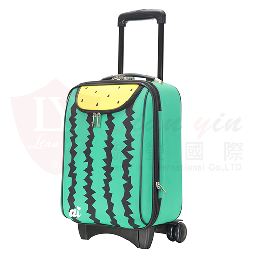 AI服飾 西瓜17吋布面行李箱 OEM ODM 禮贈品客製