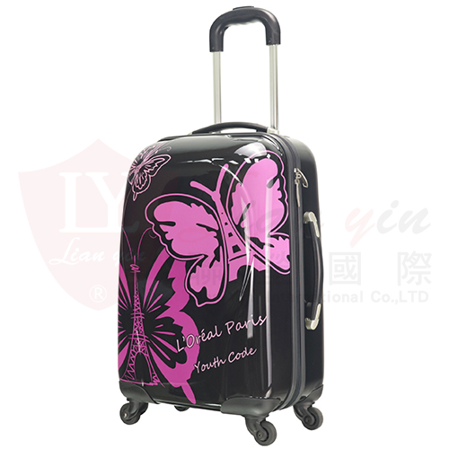 蝴蝶印花行李箱 OEM ODM 禮贈品客製