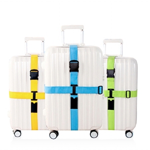 【旅遊首選、旅行用品】行李箱十字緊扣行李保護 束帶 打包帶 綑綁帶
