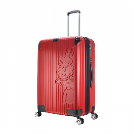 紅色鬪寶 浮雕行李箱 OEM ODM客製禮贈品