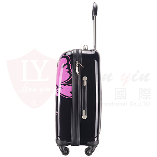 蝴蝶印花行李箱