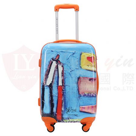 情侶印花行李箱 OEM ODM 禮贈品客製