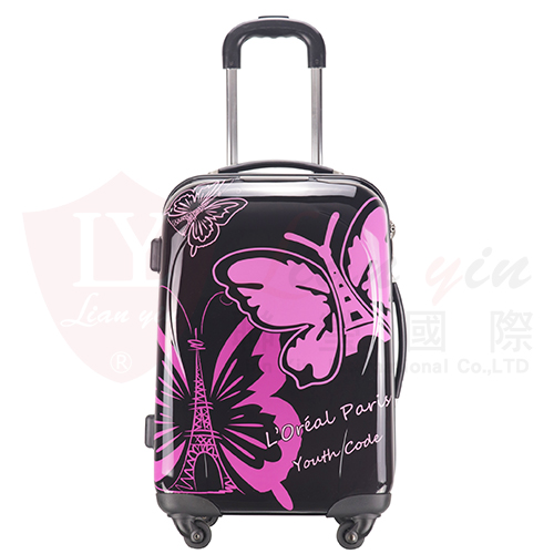 蝴蝶印花行李箱 OEM ODM 禮贈品客製