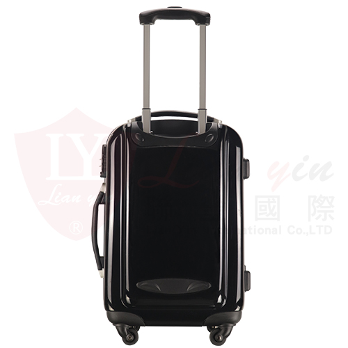 少女印花行李箱