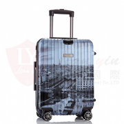 法國街景印花行李箱 OEM ODM 禮贈品客製