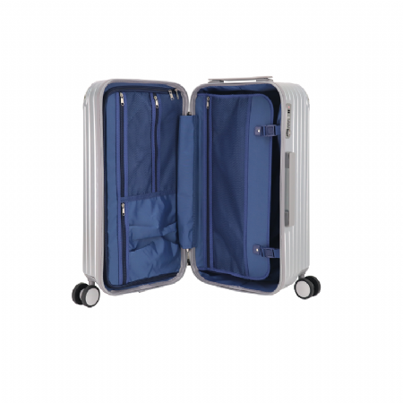 Hush Puppies銀色 印花行李箱 