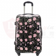 玫瑰印花設計行李箱 OEM ODM 禮贈品客製