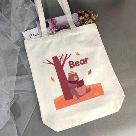 布好塗可愛動物組合包-托特包