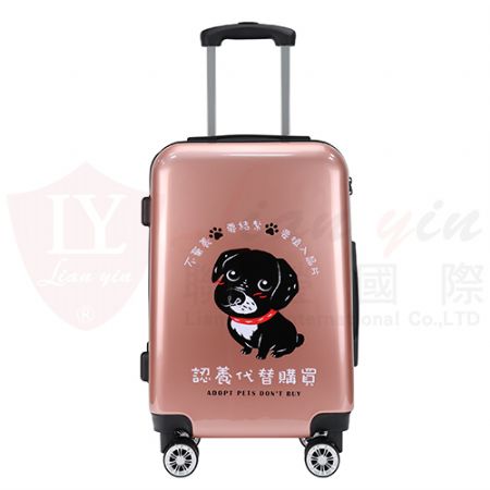 狗狗印花行李箱 OEM ODM 禮贈品客製