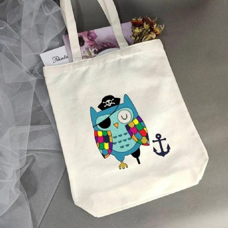 布好塗可愛動物組合包-托特包