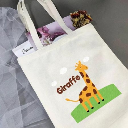 布好塗可愛動物組合包-托特包