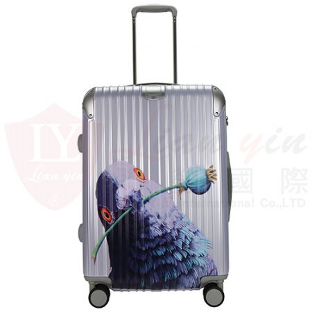 鴿子 印花行李箱 OEM ODM 禮贈品客製