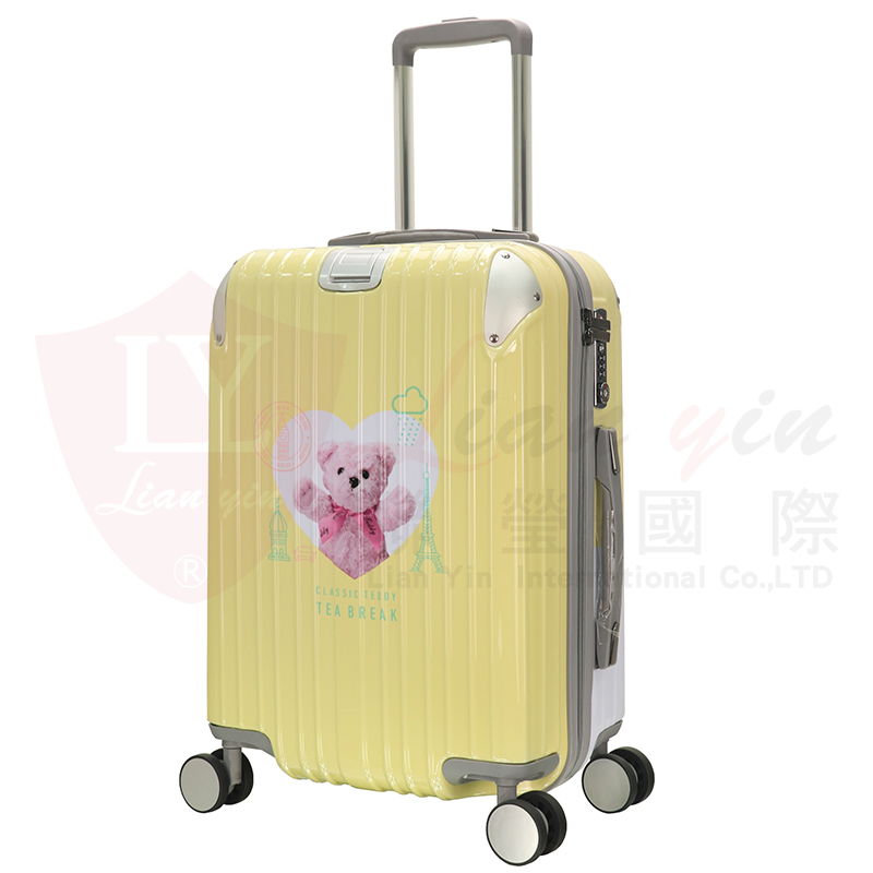 精典泰迪的奶茶鋪 印花行李箱 OEM ODM客製禮贈品