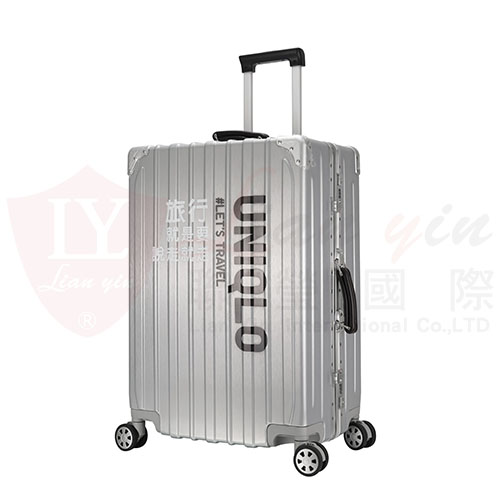 UNIQLO直噴印刷鋁框行李箱客製 OEM ODM 禮贈品客製