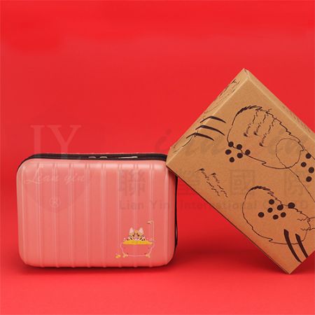 石虎硬殼旅行過夜包