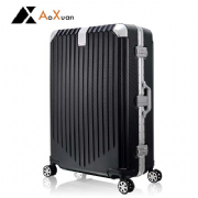 AoXuan 29吋行李箱PC碳纖紋鋁框旅行箱 時光旅行