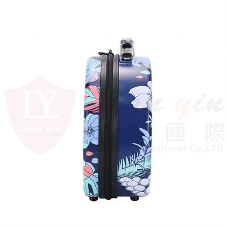 歐原形象-印花造型圓形禮盒手提箱